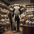 Słoń  w sklepie z porcelaną