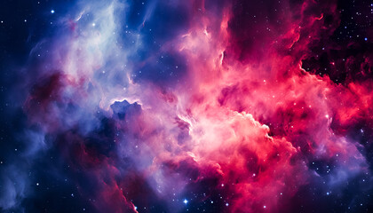 Wall Mural - The nebula background in outer space is scattered with stars which looks very amazing. galaxy star universe background