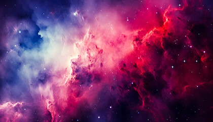 Wall Mural - The nebula background in outer space is scattered with stars which looks very amazing. galaxy star universe background