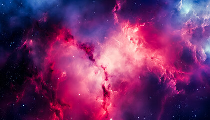 Wall Mural - The nebula background in outer space is scattered with stars which looks very amazing. galaxy star universe background