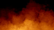 Abstract fire smoke misty fog on isolated black background. Texture overlays. Paranormal mystic smoke, clouds for movie scenes