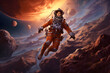 Astronaut in Deep space, space, space travel, astronaut space travel, traveling through space