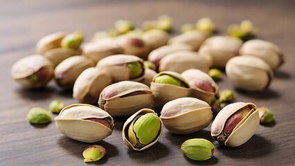 Wall Mural - Serving Up Pistachios: Plated Pleasures