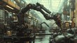 © Sataporn - An industrial robot arm handling the assembly of complex machinery