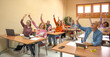 © ADDICTIVE STOCK - Lifelong learning in a senior classroom setting