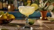 Delight in a tantalizing Tequila Margarita infused with zesty lime and a tantalizing hint of salt for a refreshing and boozy treat