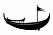 gondola silhouette vector illustration