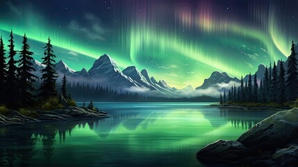 The aurora borealis, also known as the northern lights, is a natural phenomenon that creates a beautiful light display that can be seen in various col