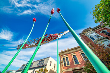 Poster - Vancouver Island, Canada - August 15, 2017: Buildings of Victoria on a beautiful morning