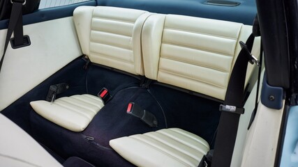 Wall Mural - Rear seat inside a car