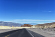 Roadscape in Death Valley National Park.
