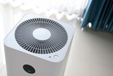Fototapeta  - air purifier technology clean dust pm 2.5 in living room inside home for healthy care of respiratory system