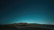 A tapestry of stars above undulating dunes in a pristine desert night sky panorama