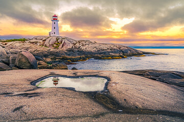 Canvas Print - Peggy’s Cove Sunrise