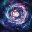 Stellar Whirl: A Cosmic Spiral
