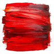 Red color oil paint stroke PNG file