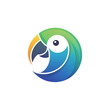 Parrot logo on a transparent background - PNG file.

