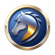 Horse logo on a transparent background - PNG file
