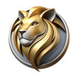 Lion logo on a transparent background - PNG file.

