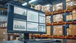 © ORG - Innovative computerized warehouse management software for real-time parcel delivery monitoring. computer screen