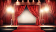 © wafi - invitation event banner stage curtains poster performance Theater red Talent illustration show sign motion picture wood audience auditorium chair wallpaper announcement word opera hall space