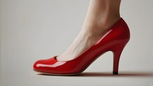 Red Shoes And Heels