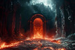 Venture Into the Heart of a Demon's Fiery Lair Amidst Echoes of Forbidden Incantations