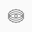 eye vision logo vector icon illustration