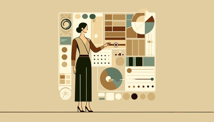 large-scale language model ai (llm) concept vector illustration.