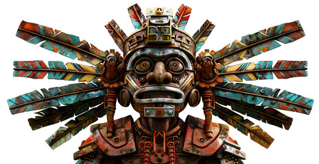 Wall Mural - Tolteca god Tlahuizcalpantecuhtli (The god of the morning star Venus)