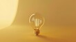 One out unique idea light bulb concept  Flat lay : Generative AI