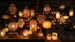 Lights Spark: A photo of a lantern festival