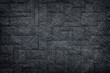 black slate tile stone wall background or texture