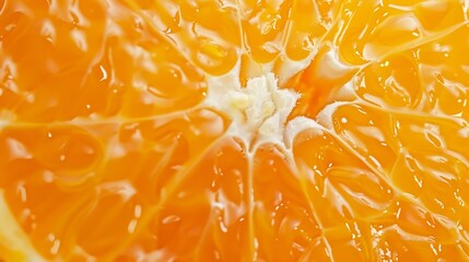 Aufkleber - Bright juicy orange pulp closeup Highquality image is suitable for topics healthy lifestyle vitamins proper nutrition diet summer fresh juices Background fruit texture : Generative AI