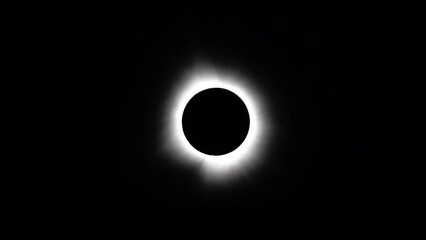 Wall Mural - The Great Eclipse of 2024 in totality