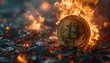 In the depths of despair, Bitcoin reigns as the currency of the damned Amidst the flames, its allure burns bright, a beacon in the abyss
