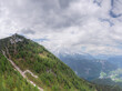 Mountain valley near Klettersteige am Jenner in Berchtesgaden National Par, Alps