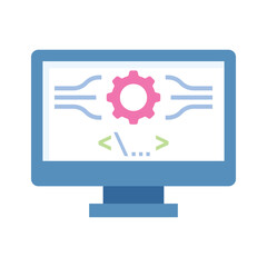 Wall Mural - get your hands on this creatively designed icon of technology, beautiful vector