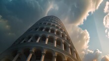 Video The Charm Of The Leaning Tower Of Pisa From Below