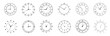 © Little Monster 2070 - PNG, Minimalist watch, round clocks and watch face. Classic black and white round wall clock isolated on white. Apartment. Vector illustration