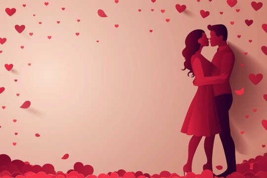 Explore the Sentiment of Companionship in 3D Artwork: Discover the Art of Love with Designs of Bridal Couples, Vibrant Abstracts, and Modern Minimalism – Ideal for Romantic Visuals