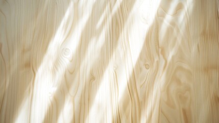 Aufkleber - Light wood texture background Flat lay top view : Generative AI