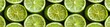 A seamless pattern of vibrant green lime slices, arranged in neat rows on the left side of an empty canvas. A refreshing effect for any kitchen or restaurant setting. juice or green tealoe packaging