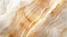 The Texture Of Natural Polished Smooth Natural Marble Stone Onyx For Abstract Home Decoration Closeup : Generative AI