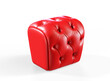 armchair isolated on a white background. 3d render