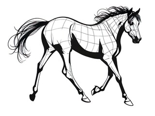 horse illustration