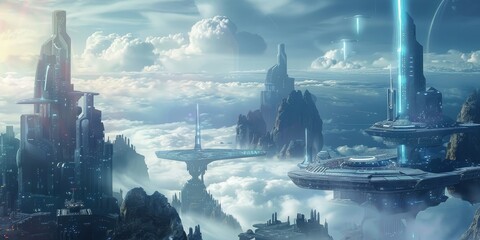 Wall Mural - sci-fi concept