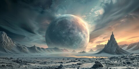 Wall Mural - sci-fi concept
