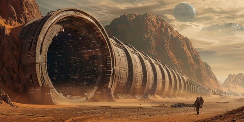 Wall Mural - sci-fi concept