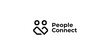 © oinbrand - Creative People Connect Logo. Minimal Together Unity Logo Diversity. Partnership Logo Icon Symbol Vector Design Inspiration.